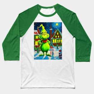 Grinchy Christmas Baseball T-Shirt